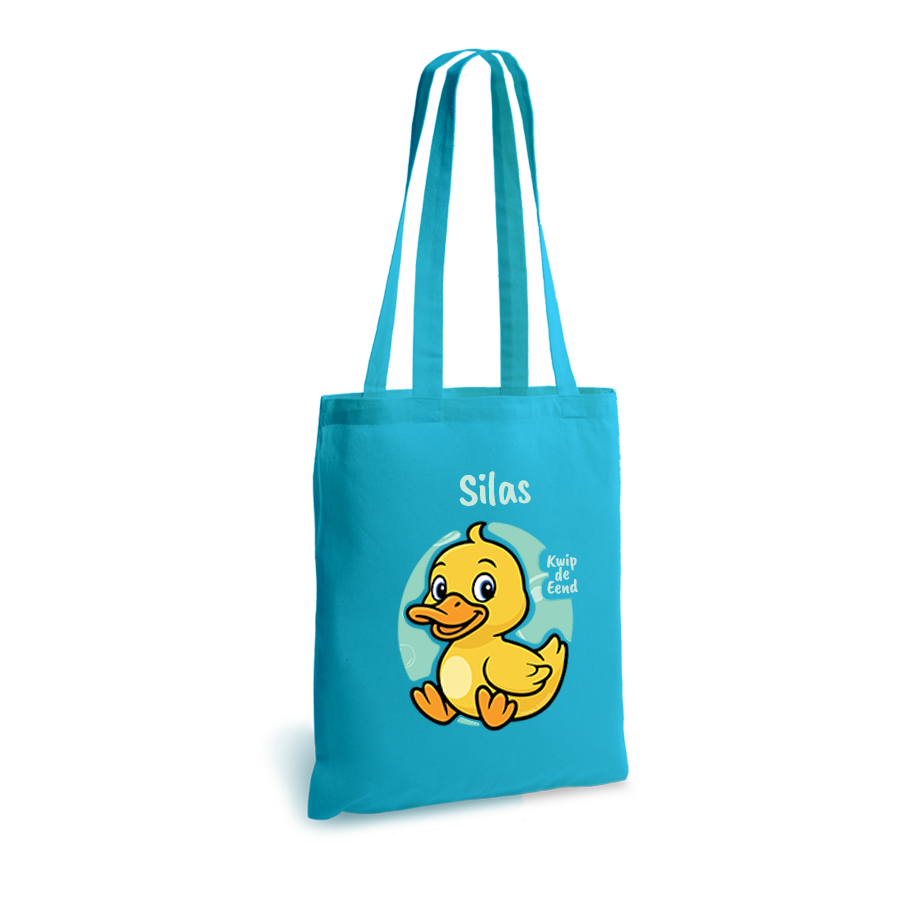 Kwip de Eend | tote bag | gepersonaliseerd met naam - Afbeelding 9