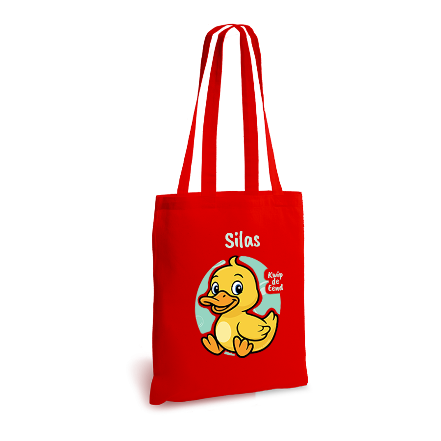 Kwip de Eend | tote bag | gepersonaliseerd met naam - Afbeelding 14