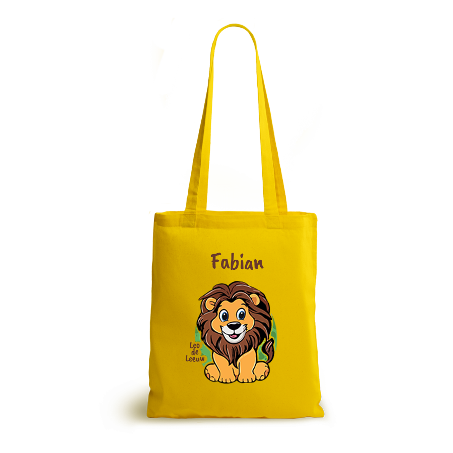 Leo de Leeuw | tote bag | gepersonaliseerd met naam - Afbeelding 4