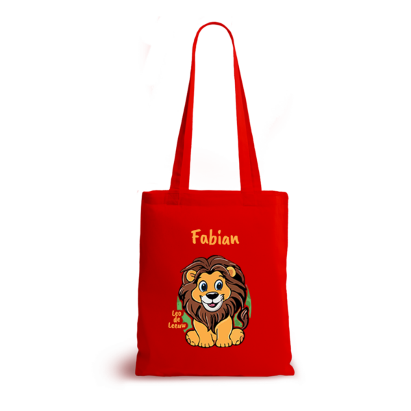Leo de Leeuw | tote bag | gepersonaliseerd met naam