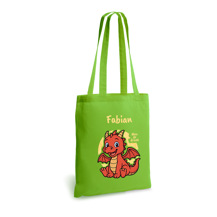 Max de Draak | tote bag | gepersonaliseerd met naam - Afbeelding 8
