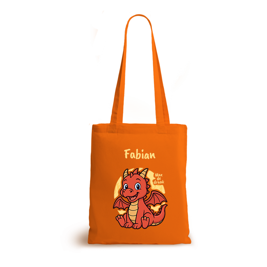 Max de Draak | tote bag | gepersonaliseerd met naam - Afbeelding 9