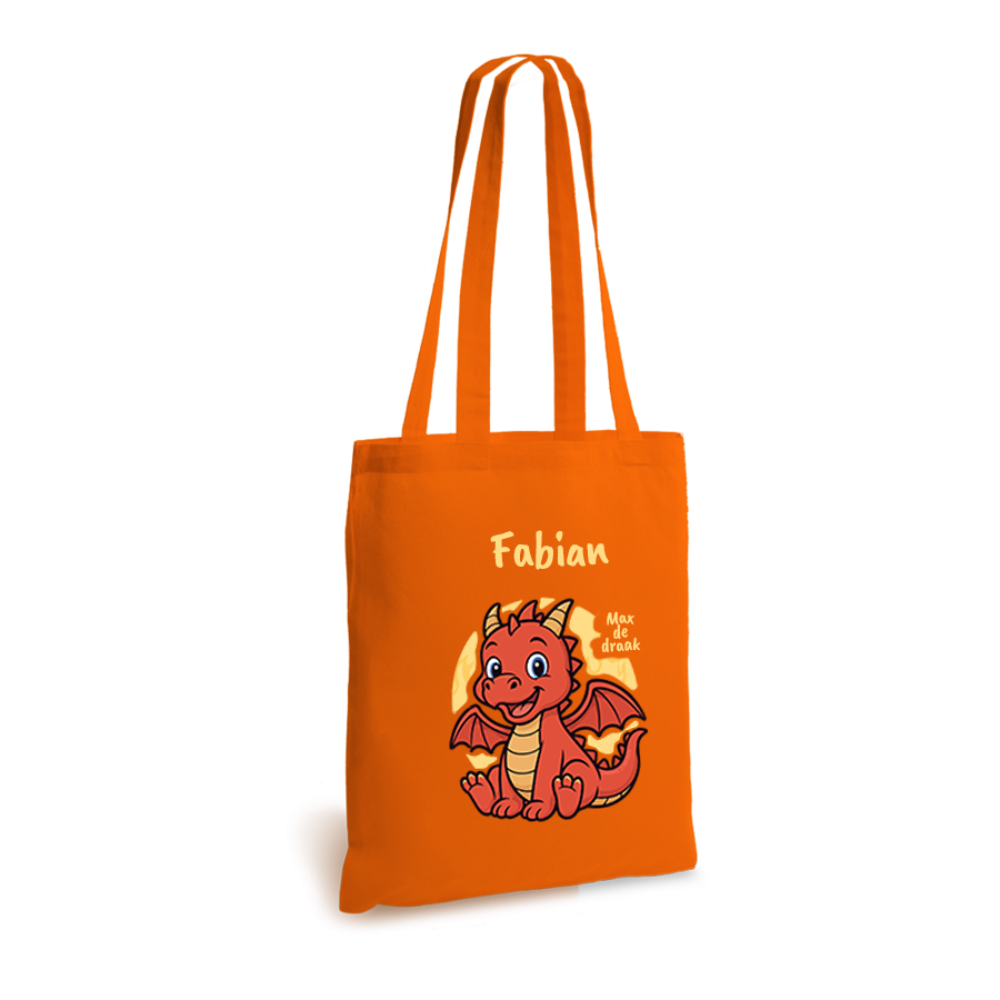 Max de Draak | tote bag | gepersonaliseerd met naam - Afbeelding 10