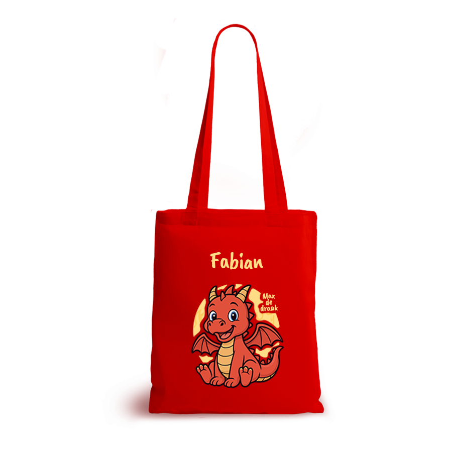 Max de Draak | tote bag | gepersonaliseerd met naam - Afbeelding 11