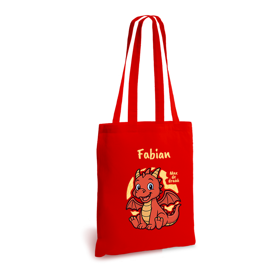 Max de Draak | tote bag | gepersonaliseerd met naam - Afbeelding 12