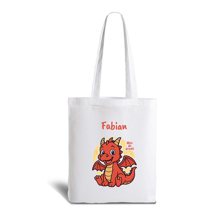 Max de Draak | tote bag | gepersonaliseerd met naam - Afbeelding 15