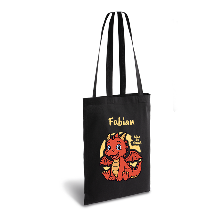 Max de Draak | tote bag | gepersonaliseerd met naam - Afbeelding 17