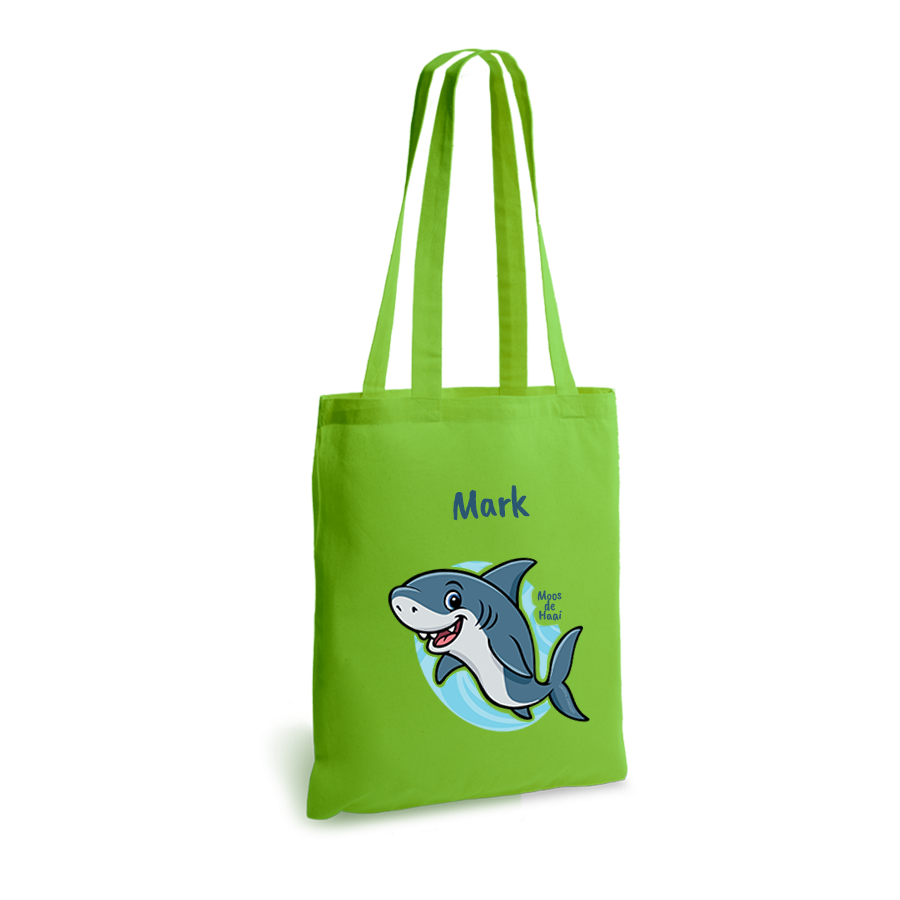 Moos de Haai | tote bag | gepersonaliseerd met naam - Afbeelding 10