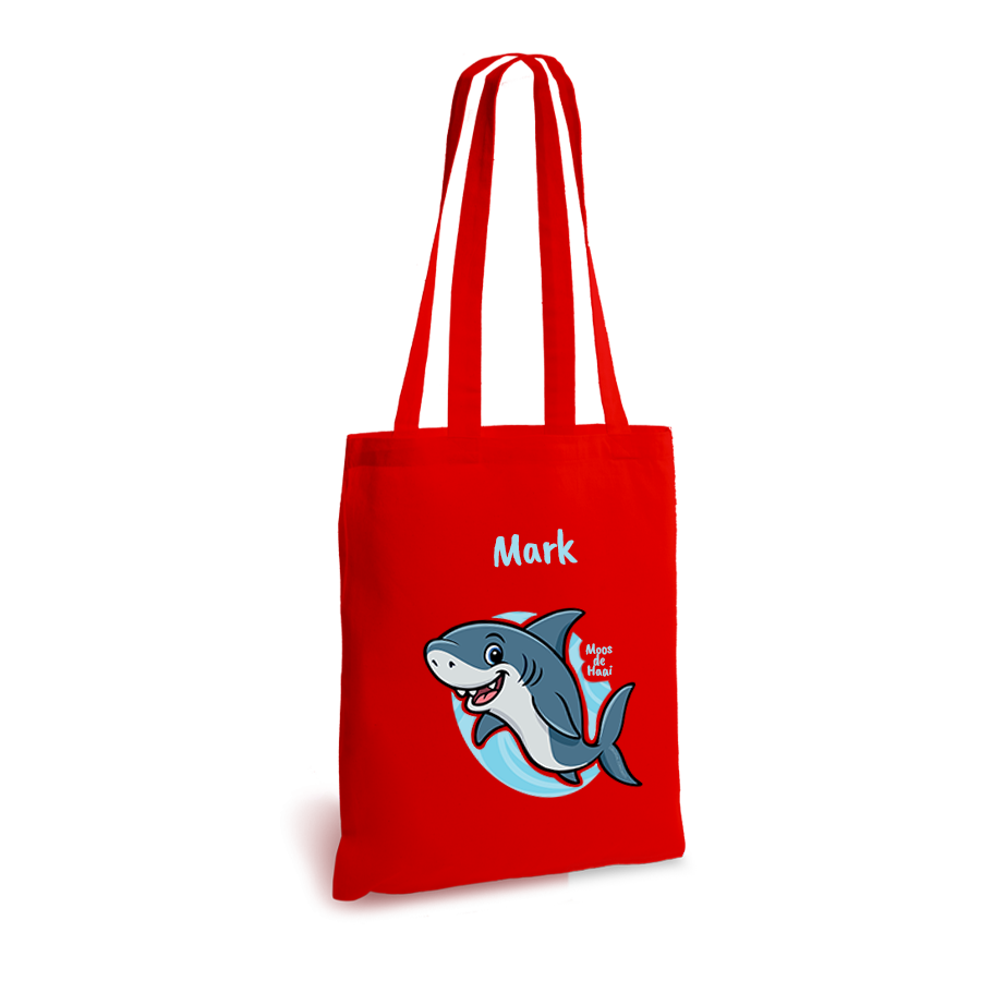Moos de Haai | tote bag | gepersonaliseerd met naam - Afbeelding 14