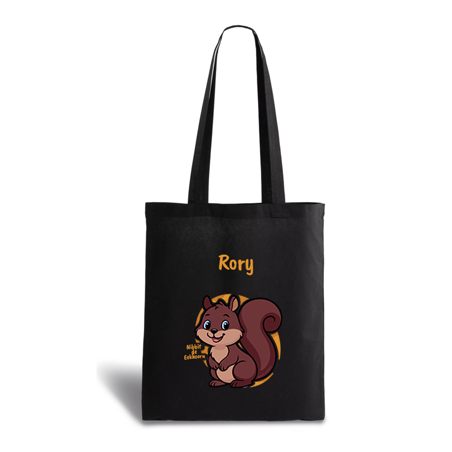 Nibbit de Eekhoorn | tote bag | gepersonaliseerd met naam - Afbeelding 18