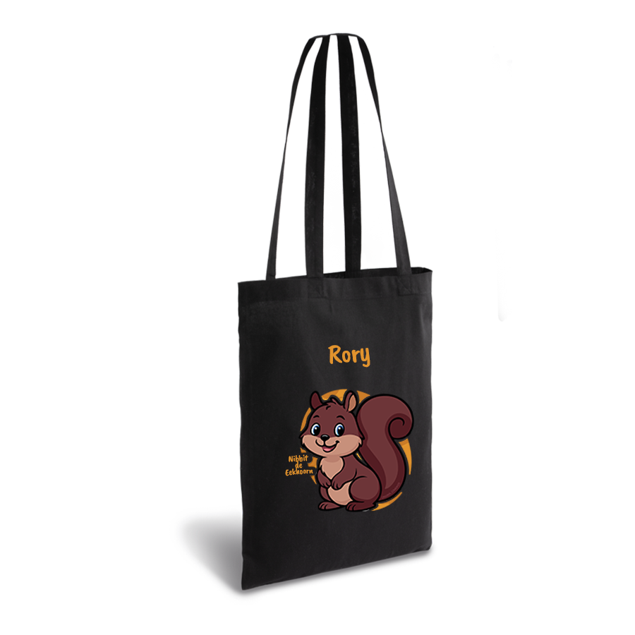 Nibbit de Eekhoorn | tote bag | gepersonaliseerd met naam - Afbeelding 6