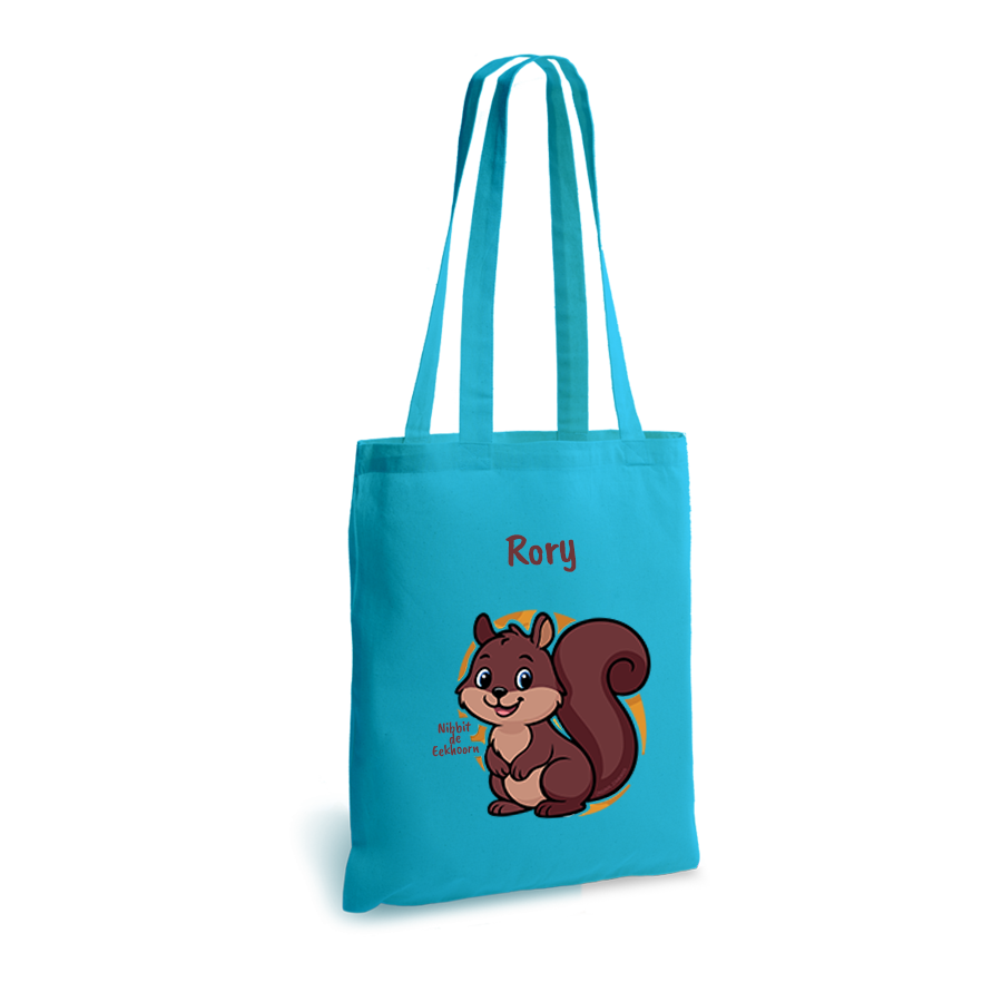 Nibbit de Eekhoorn | tote bag | gepersonaliseerd met naam - Afbeelding 12