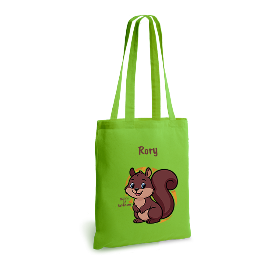 Nibbit de Eekhoorn | tote bag | gepersonaliseerd met naam - Afbeelding 14