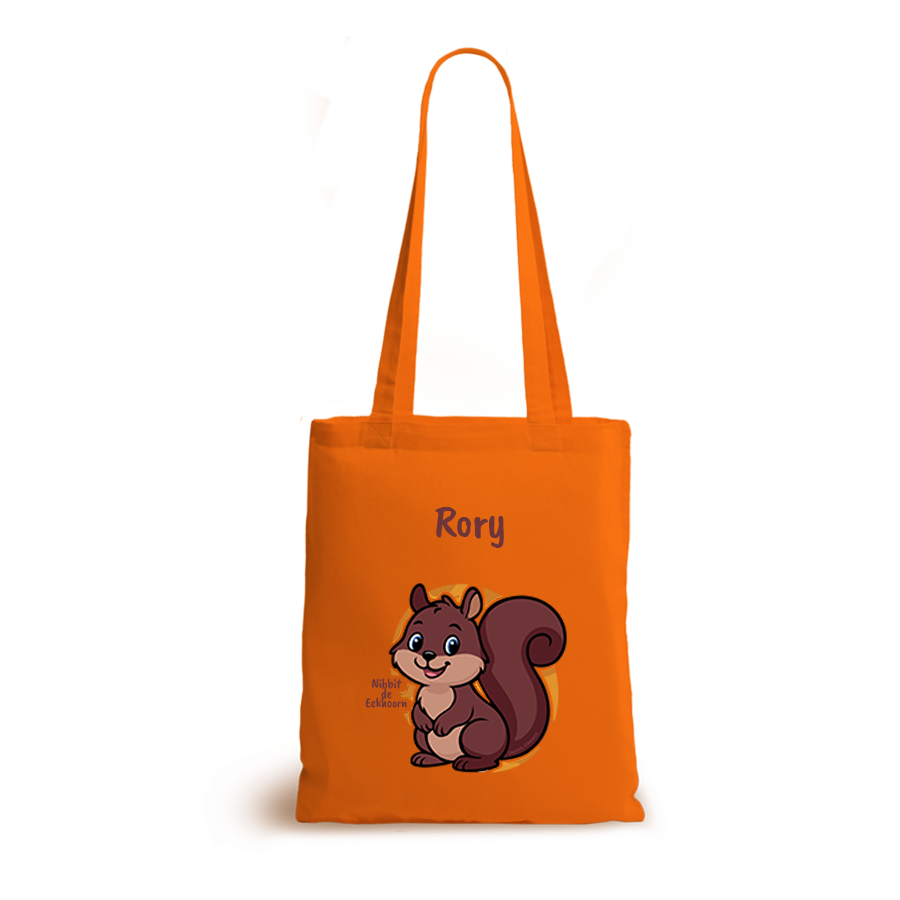 Nibbit de Eekhoorn | tote bag | gepersonaliseerd met naam - Afbeelding 15