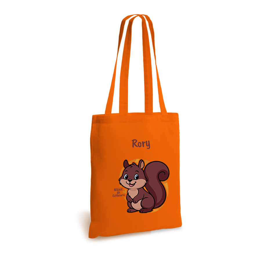 Nibbit de Eekhoorn | tote bag | gepersonaliseerd met naam - Afbeelding 16
