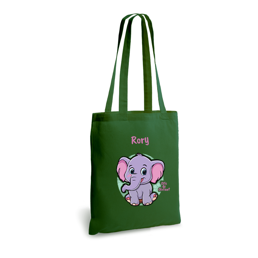 Otis de Olifant | tote bag | gepersonaliseerd met naam - Afbeelding 4