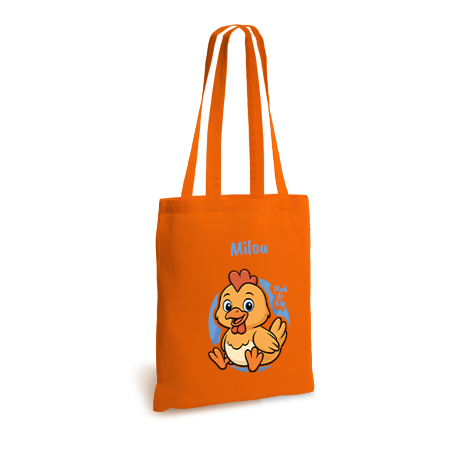 Pluk de Kip | tote bag | gepersonaliseerd met naam - Afbeelding 8