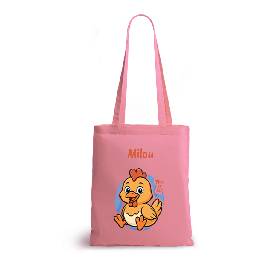 Pluk de Kip | tote bag | gepersonaliseerd met naam - Afbeelding 5