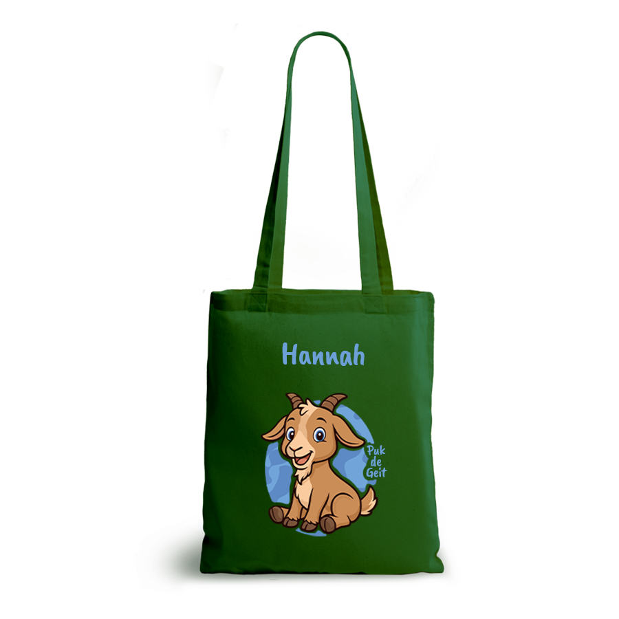 Puk de Geit | tote bag | gepersonaliseerd met naam - Afbeelding 15