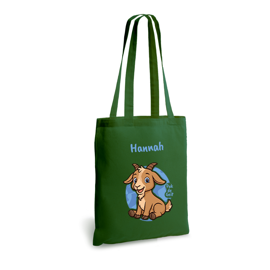 Puk de Geit | tote bag | gepersonaliseerd met naam - Afbeelding 16