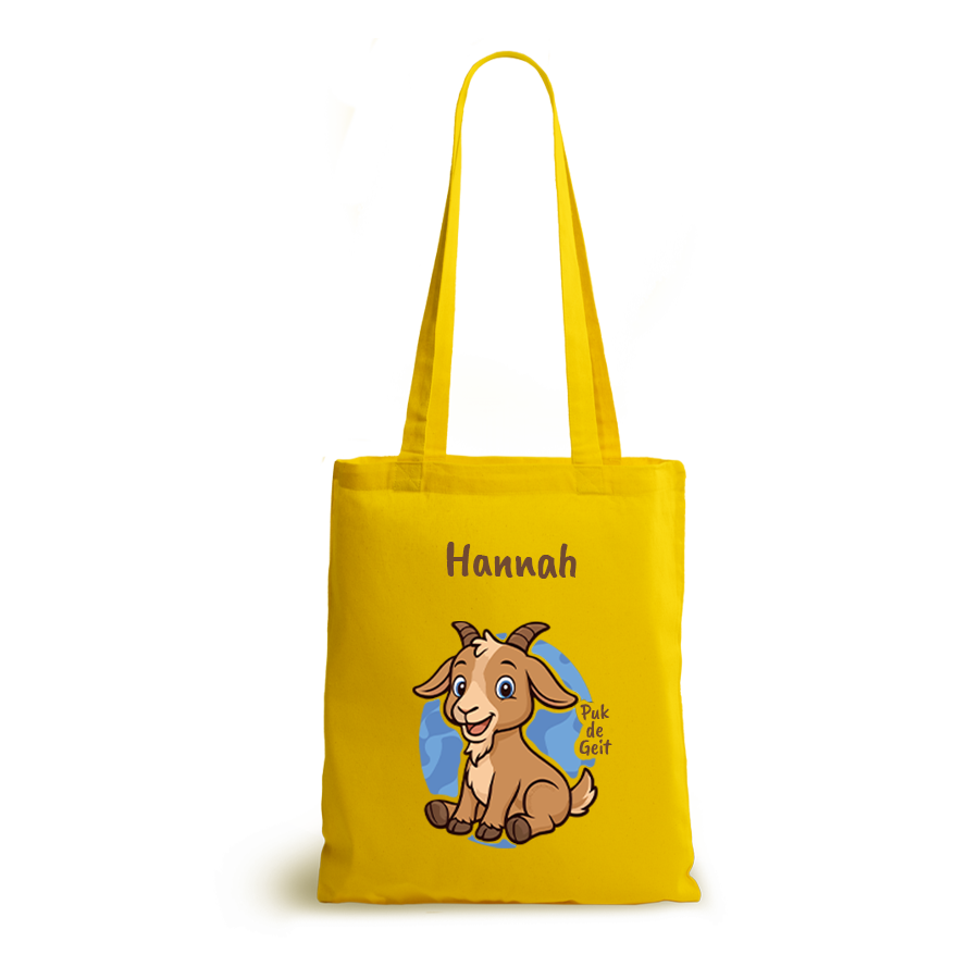 Puk de Geit | tote bag | gepersonaliseerd met naam - Afbeelding 17
