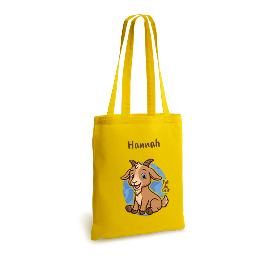 Puk de Geit | tote bag | gepersonaliseerd met naam - Afbeelding 18
