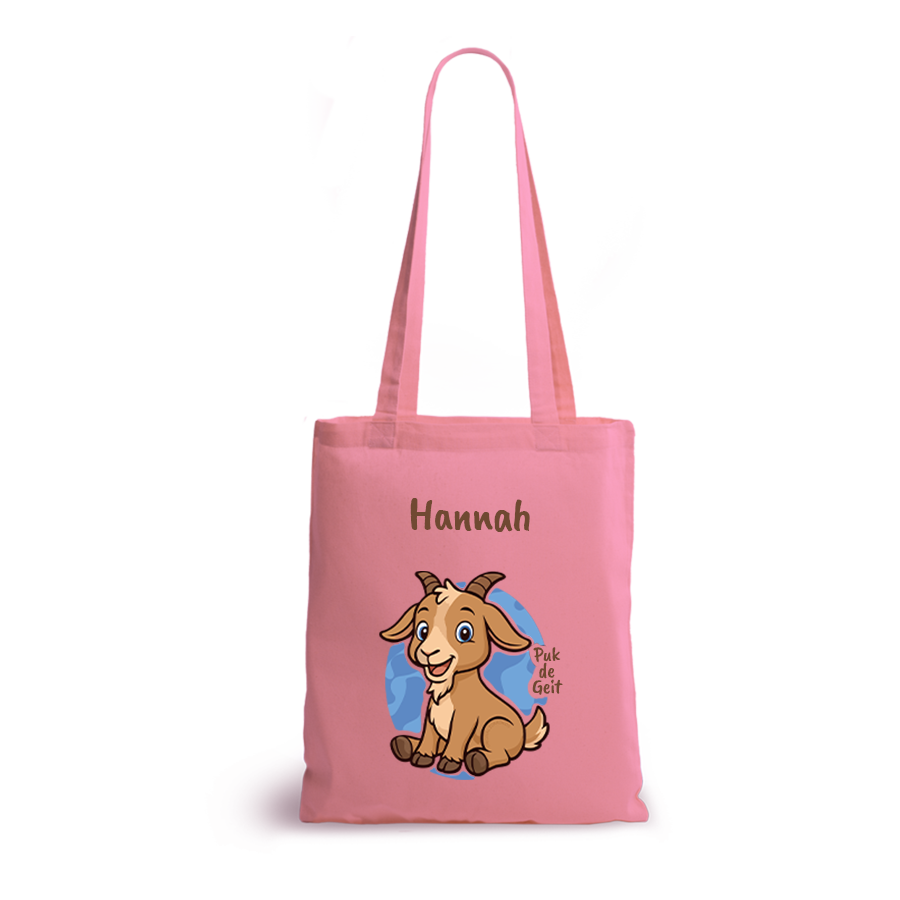 Puk de Geit | tote bag | gepersonaliseerd met naam - Afbeelding 9