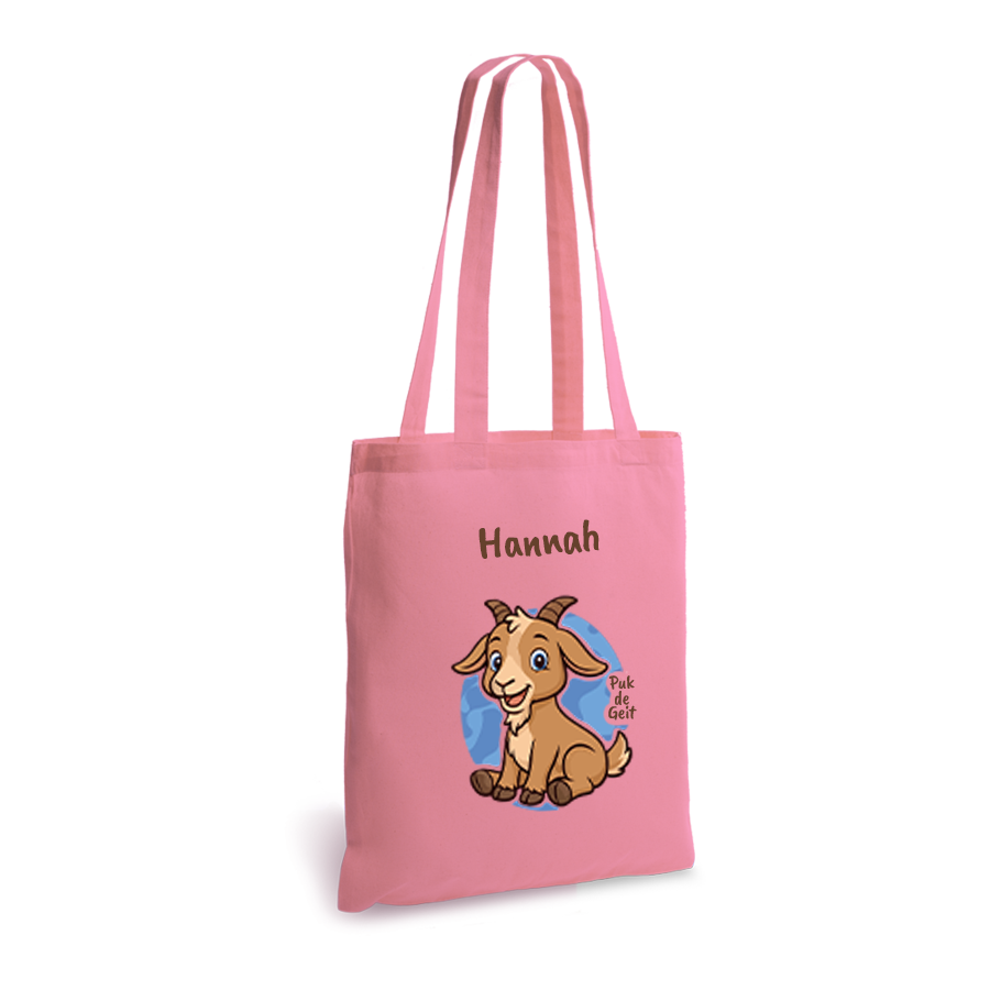 Puk de Geit | tote bag | gepersonaliseerd met naam - Afbeelding 10