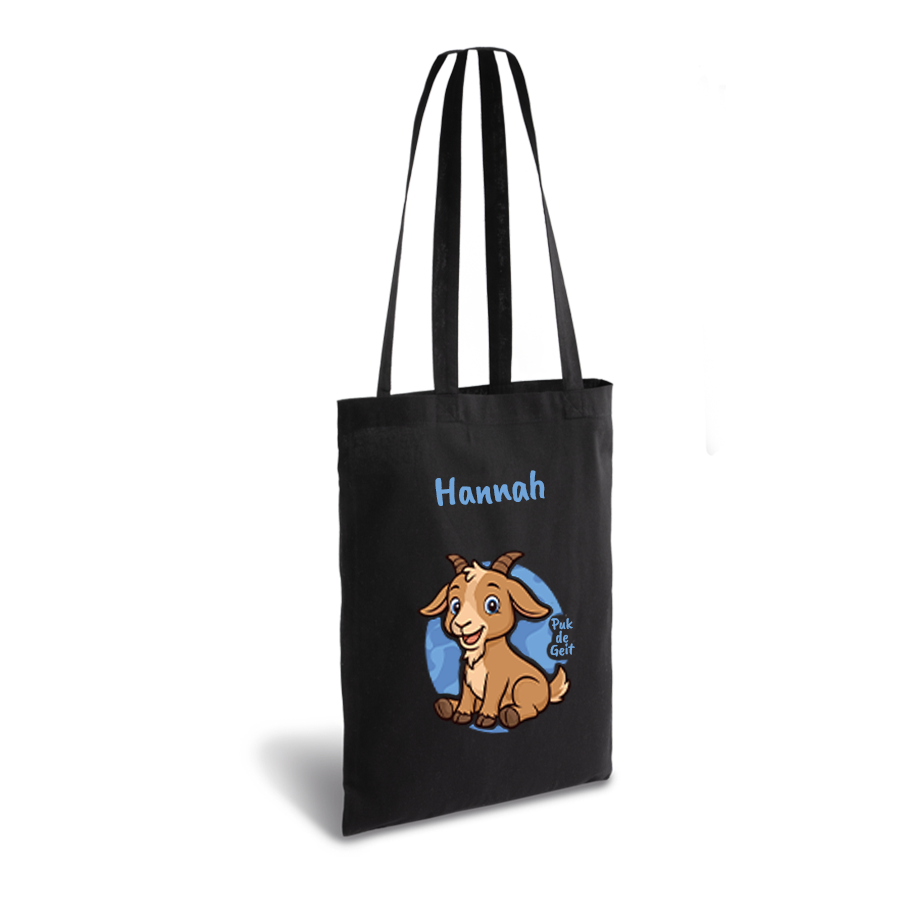 Puk de Geit | tote bag | gepersonaliseerd met naam - Afbeelding 14