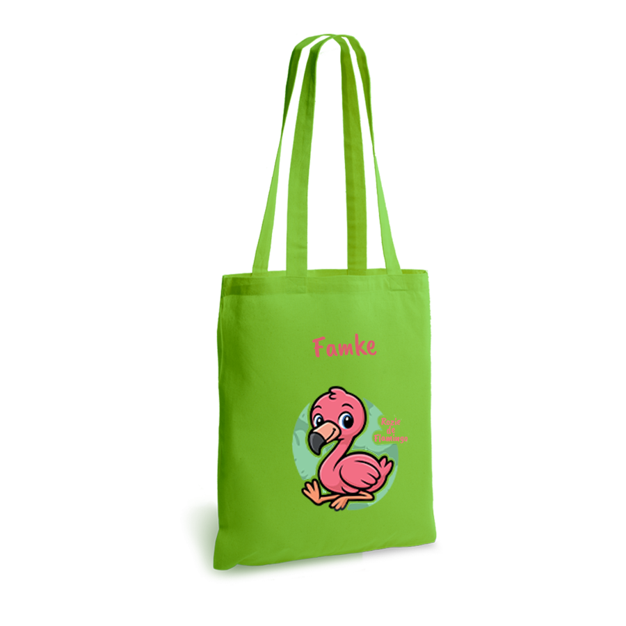 Rozie de Flamingo | tote bag | gepersonaliseerd met naam - Afbeelding 10