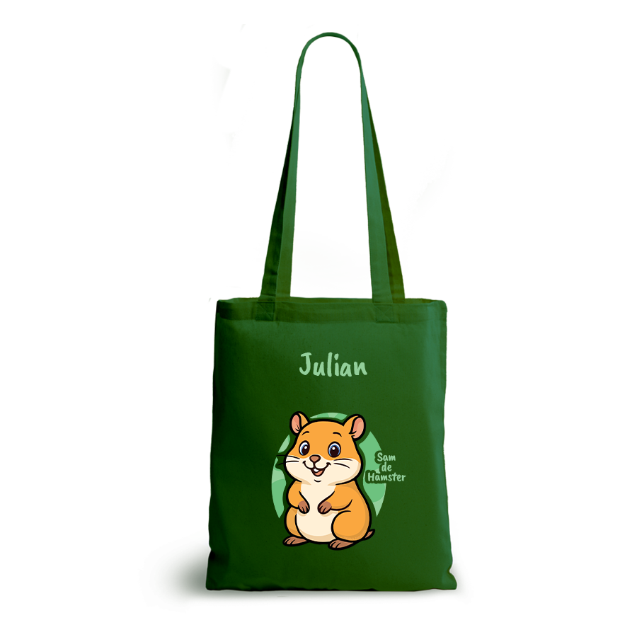 Sam de Hamster | tote bag | gepersonaliseerd met naam - Afbeelding 18