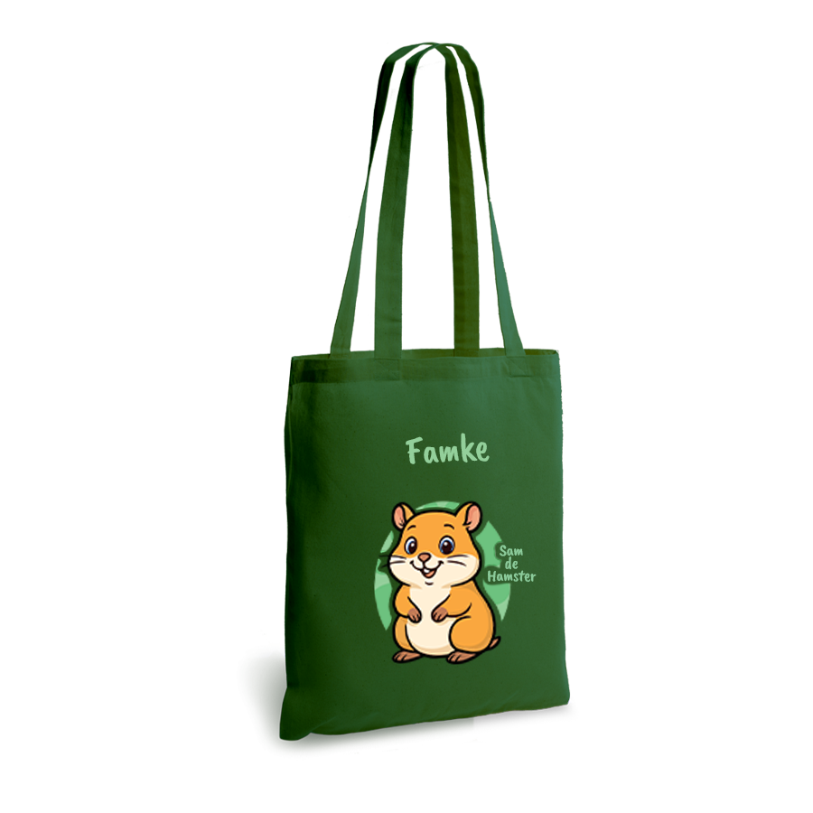 Sam de Hamster | tote bag | gepersonaliseerd met naam - Afbeelding 17