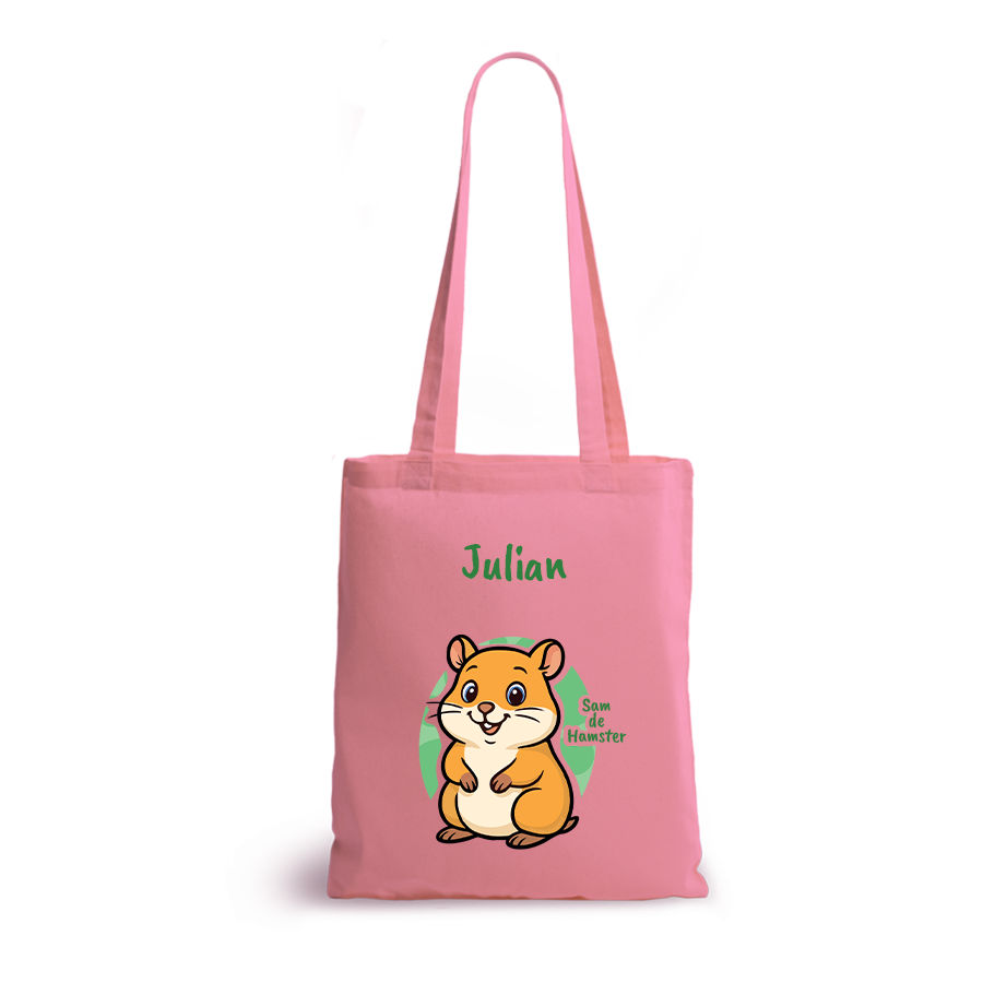 Sam de Hamster | tote bag | gepersonaliseerd met naam - Afbeelding 12