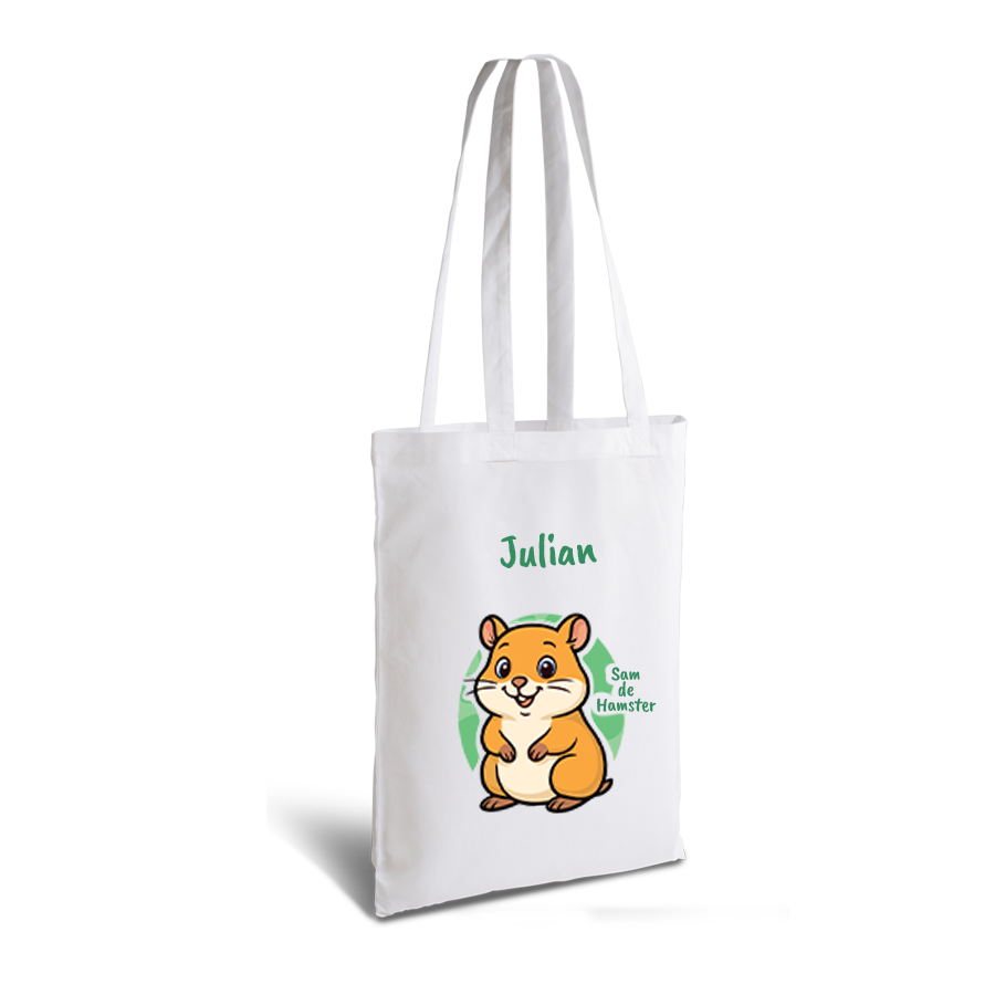 Sam de Hamster | tote bag | gepersonaliseerd met naam - Afbeelding 14