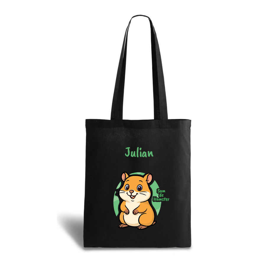 Sam de Hamster | tote bag | gepersonaliseerd met naam - Afbeelding 15