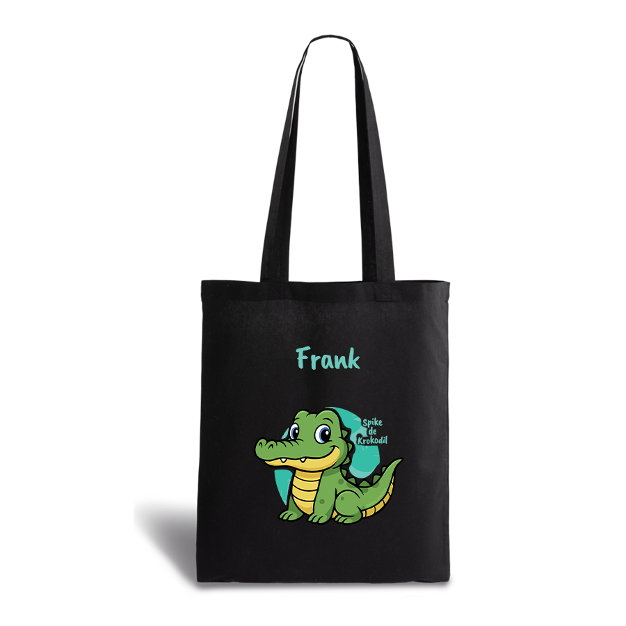 Spike de Krokodil | tote bag | gepersonaliseerd met naam - Afbeelding 17