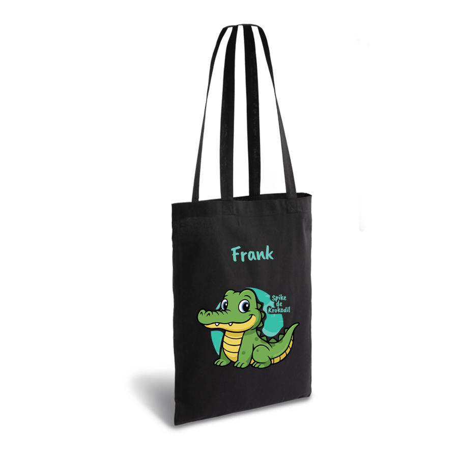Spike de Krokodil | tote bag | gepersonaliseerd met naam - Afbeelding 18