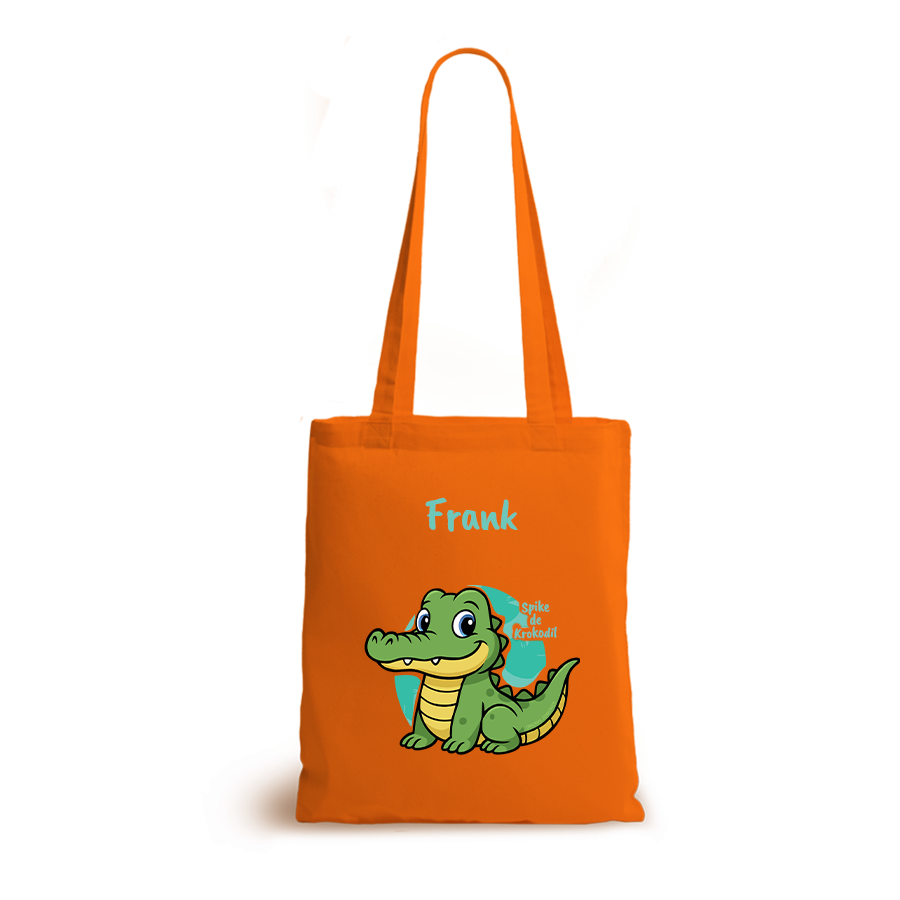 Spike de Krokodil | tote bag | gepersonaliseerd met naam - Afbeelding 9