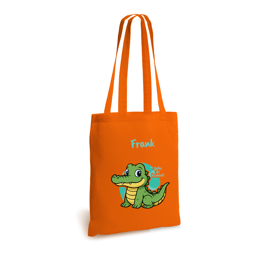 Spike de Krokodil | tote bag | gepersonaliseerd met naam - Afbeelding 10