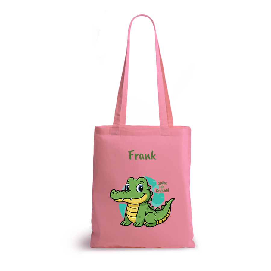 Spike de Krokodil | tote bag | gepersonaliseerd met naam - Afbeelding 13