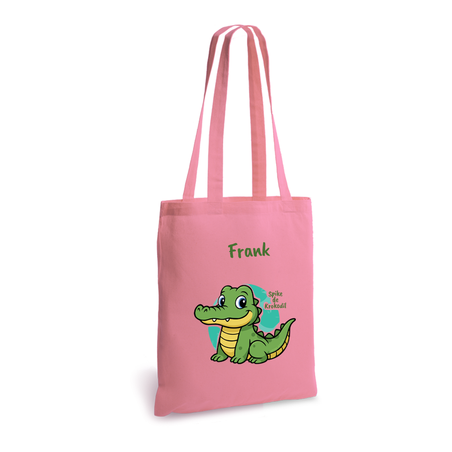 Spike de Krokodil | tote bag | gepersonaliseerd met naam - Afbeelding 14