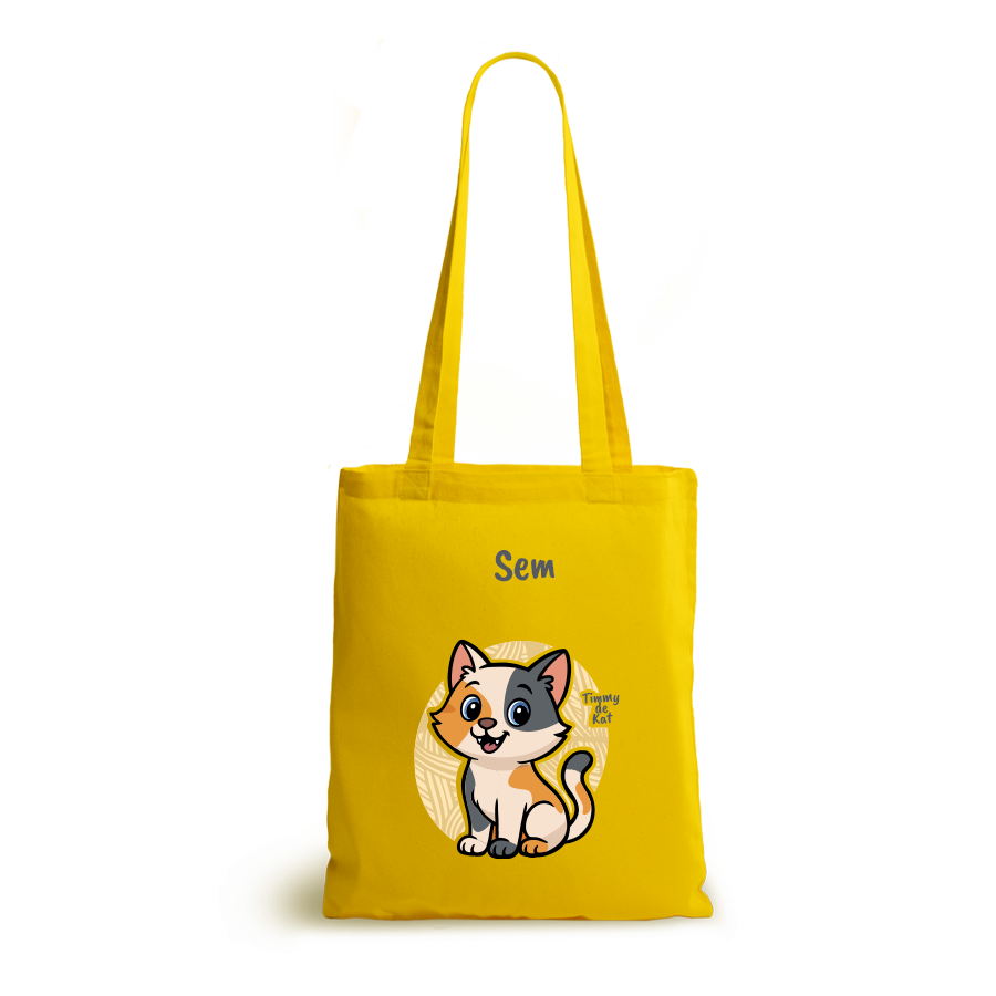 Timmy de Kat | tote bag | gepersonaliseerd met naam - Afbeelding 5