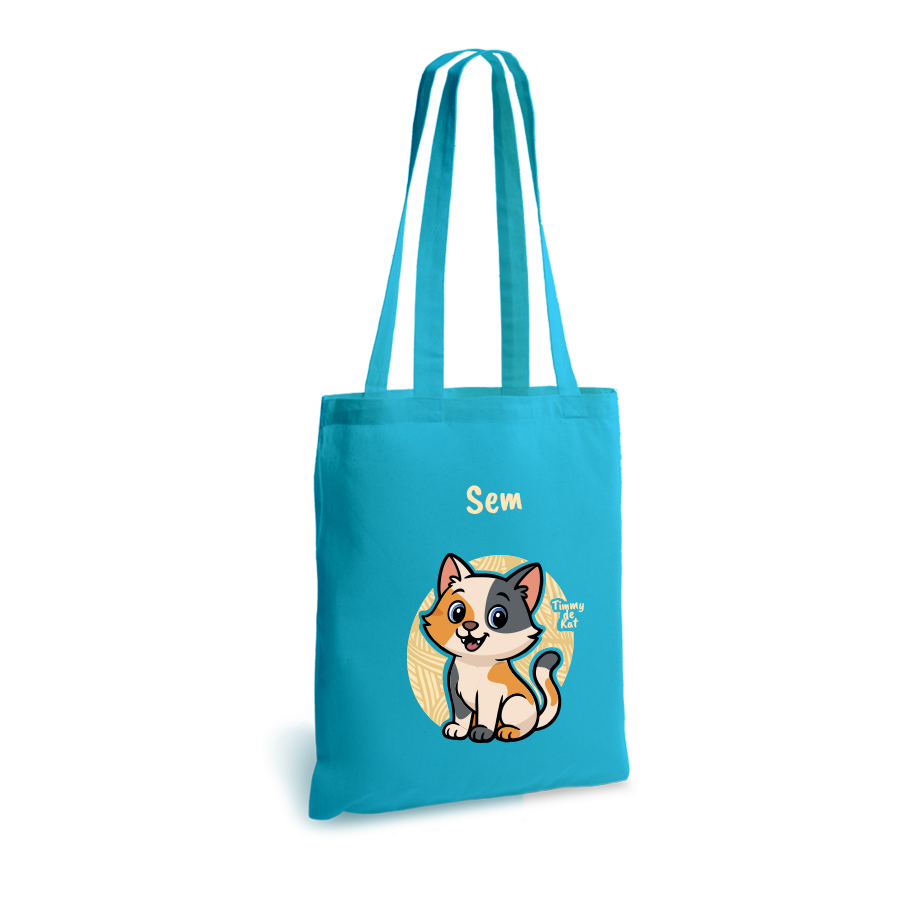 Timmy de Kat | tote bag | gepersonaliseerd met naam - Afbeelding 7