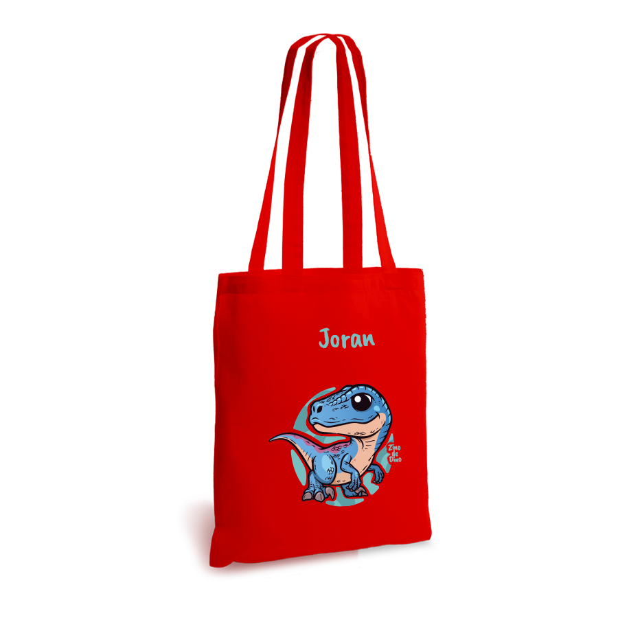 Zino de Dino | tote bag | gepersonaliseerd met naam - Afbeelding 14