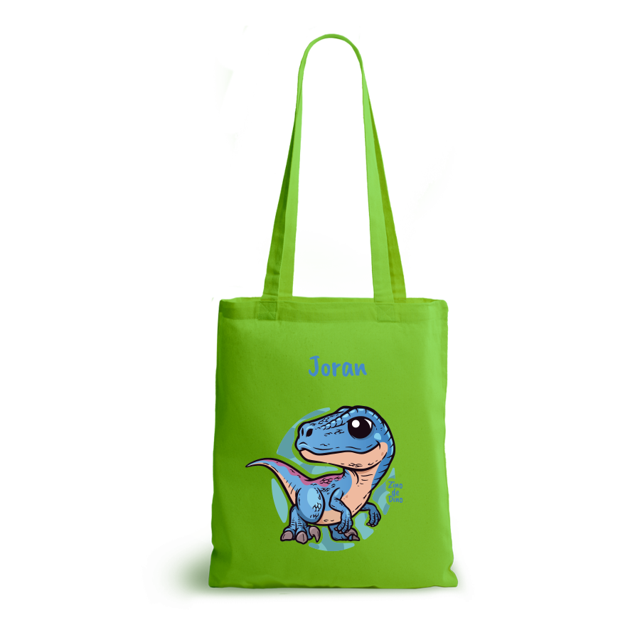 Zino de Dino | tote bag | gepersonaliseerd met naam - Afbeelding 9