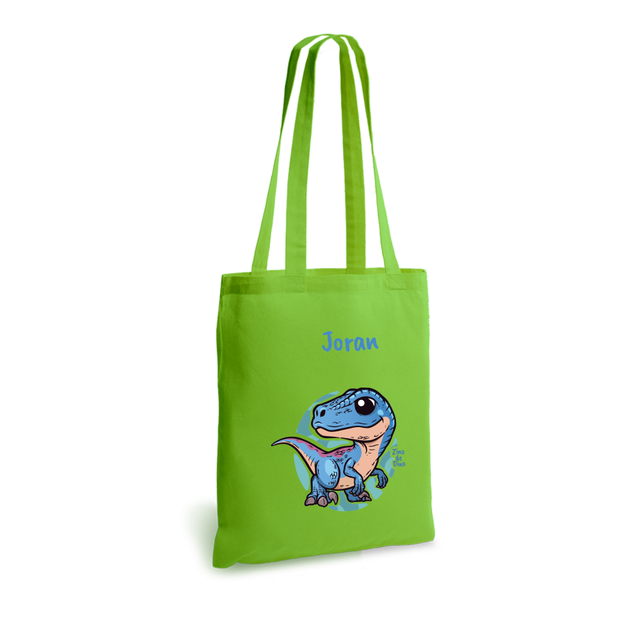 Zino de Dino | tote bag | gepersonaliseerd met naam - Afbeelding 10