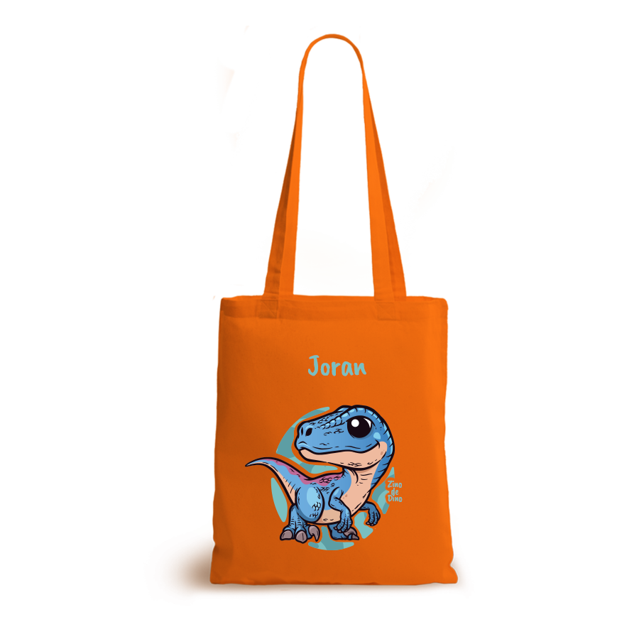 Zino de Dino | tote bag | gepersonaliseerd met naam - Afbeelding 11