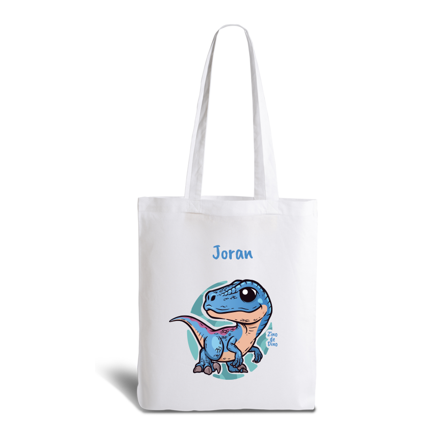 Zino de Dino | tote bag | gepersonaliseerd met naam - Afbeelding 16
