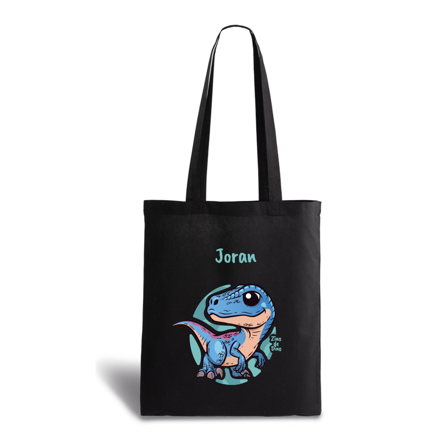Zino de Dino | tote bag | gepersonaliseerd met naam - Afbeelding 18