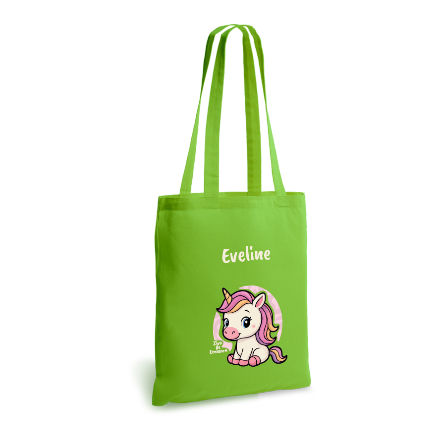 Ziva de Eenhoorn | tote bag | gepersonaliseerd met naam - Afbeelding 10